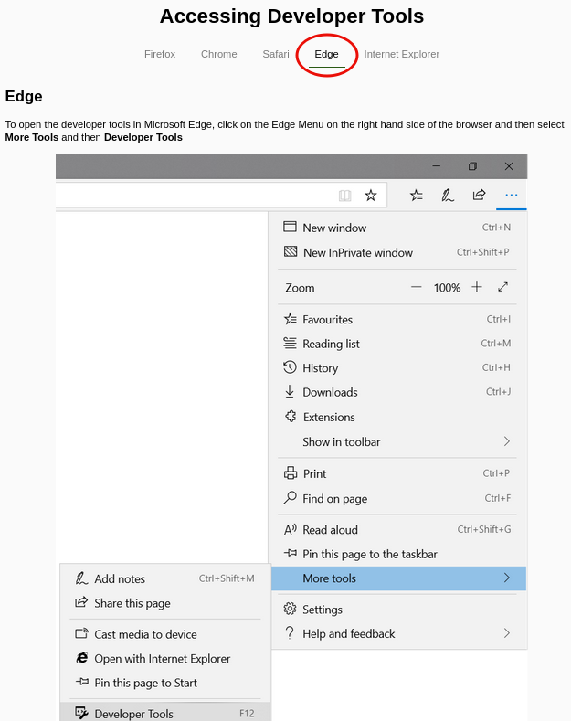 Accessing Developer Tools - 4 Accessing Developer Tools - 4