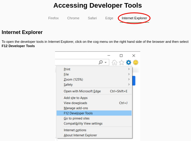 Accessing Developer Tools - 5 Accessing Developer Tools - 5
