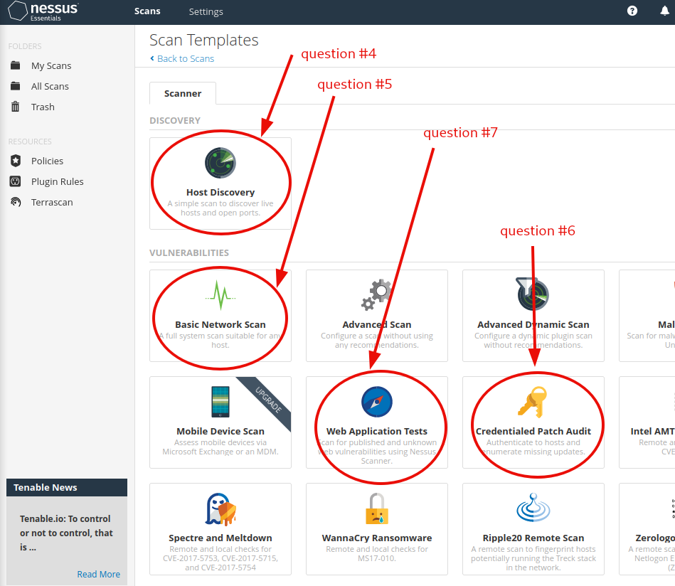 Questions #4, #5, #6 and #7 Questions