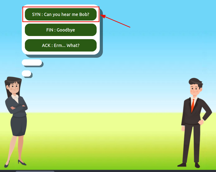 Three-way handshake - 1