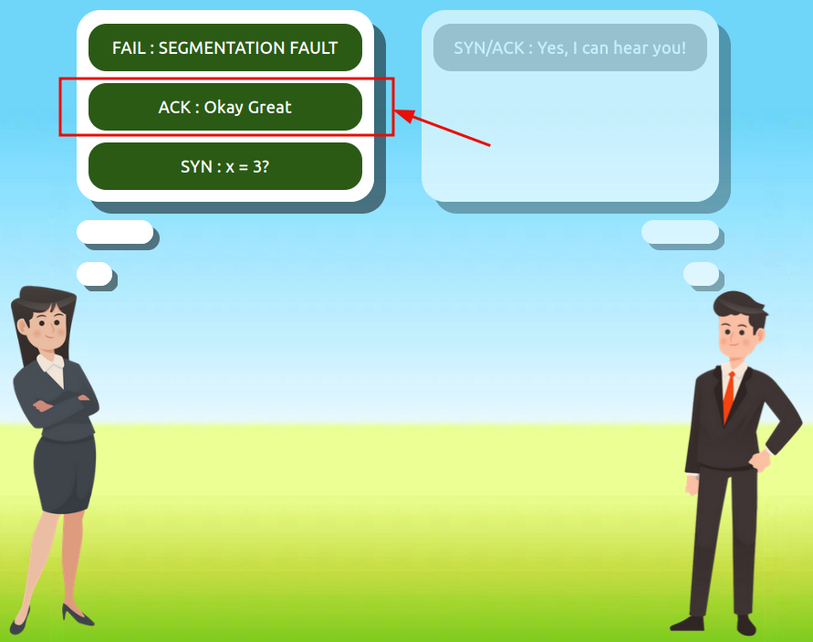 Three-way handshake - 3