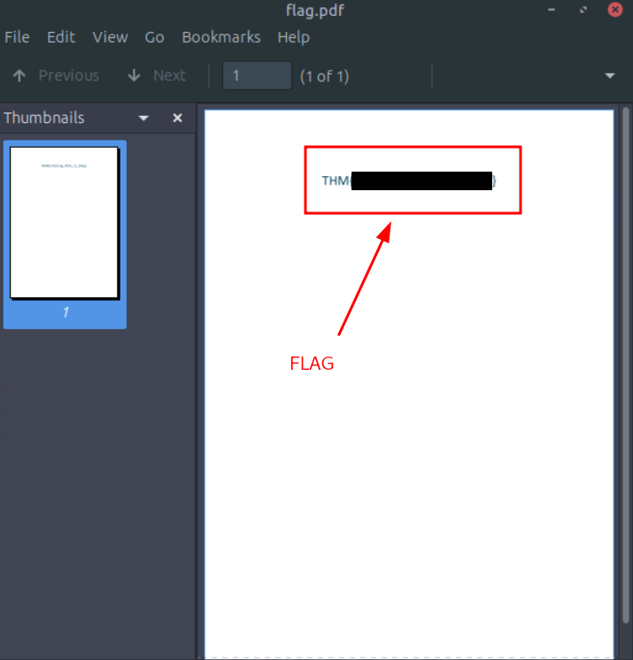 Flag in Decrypted PDF
